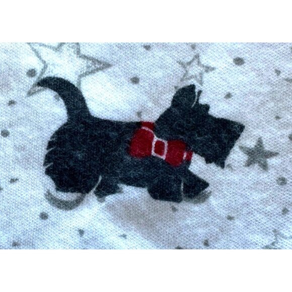Vintsge Karen Neuburger 2000 Scottie Dog Fabric White Flannel 36 in W x … - Picture 3 of 12